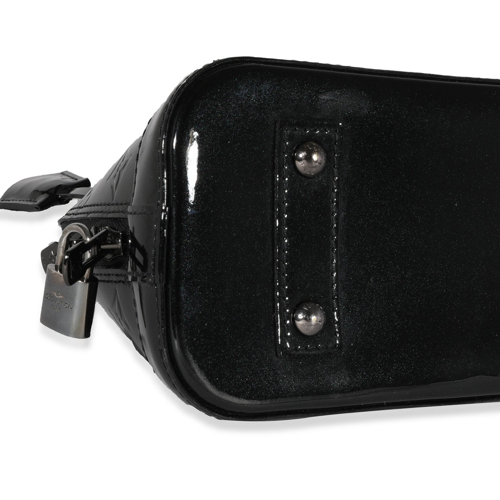 Louis Vuitton Louis Vuitton Black Magnetique Monogram Vernis Alma BB
