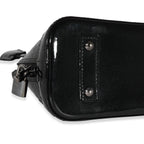 Louis Vuitton Louis Vuitton Black Magnetique Monogram Vernis Alma BB