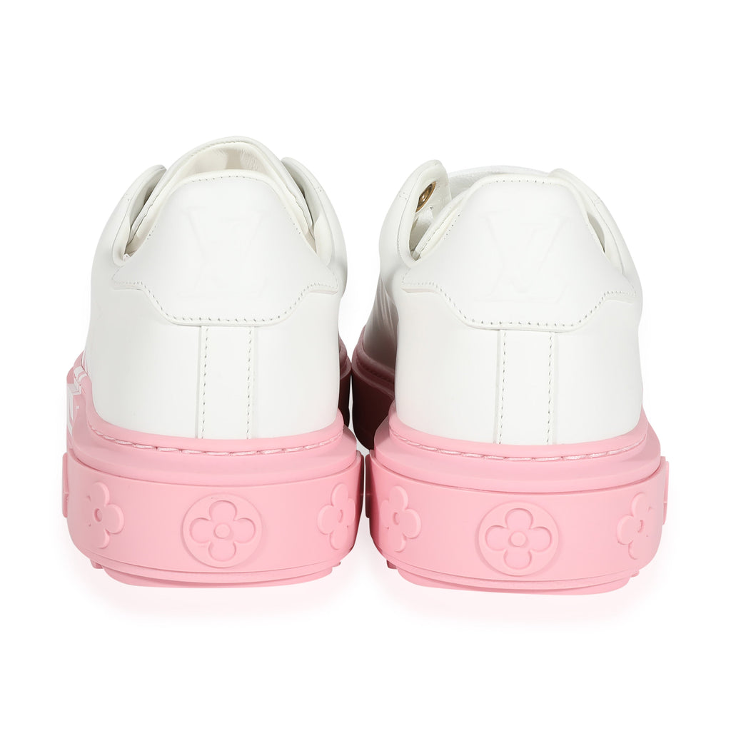 Louis Vuitton Louis Vuitton -  Louis Vuitton Time Out Logo Print - White Pink (37 EUR)
