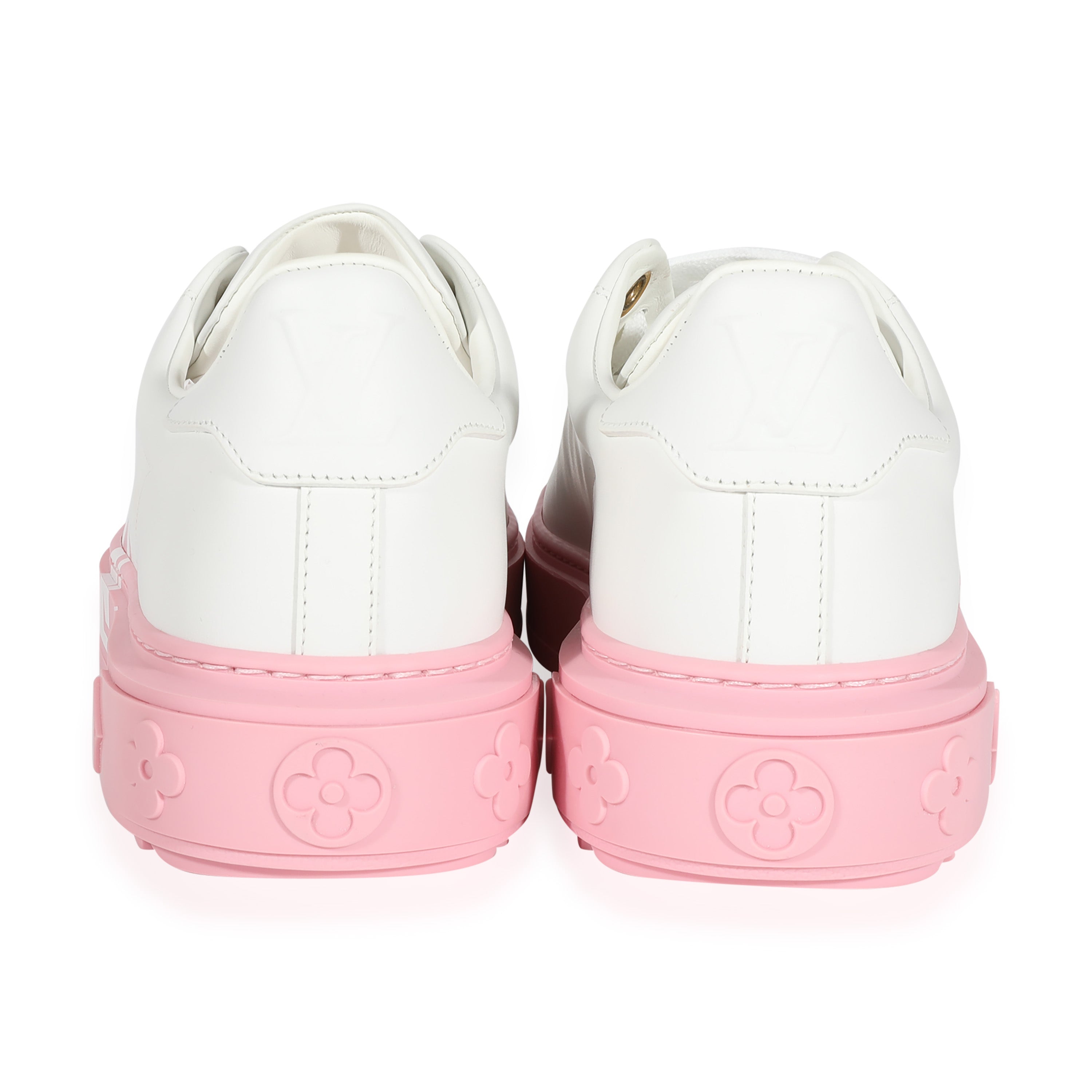 Louis Vuitton Louis Vuitton -  Louis Vuitton Time Out Logo Print - White Pink (37 EUR)