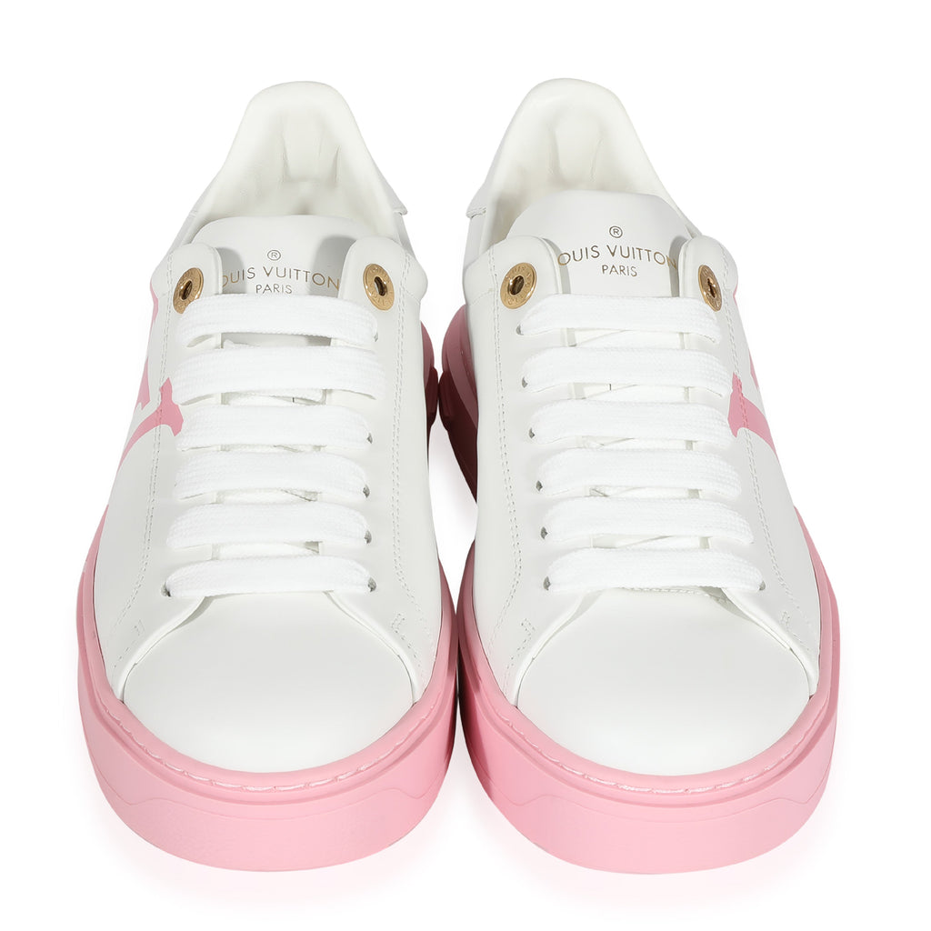 Louis Vuitton Louis Vuitton -  Louis Vuitton Time Out Logo Print - White Pink (37 EUR)