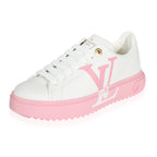 Louis Vuitton Louis Vuitton -  Louis Vuitton Time Out Logo Print - White Pink (37 EUR)