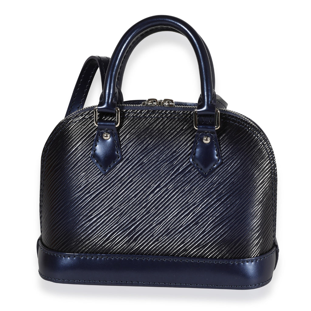 Louis Vuitton Louis Vuitton Navy Epi Sequin Flame Nano Alma