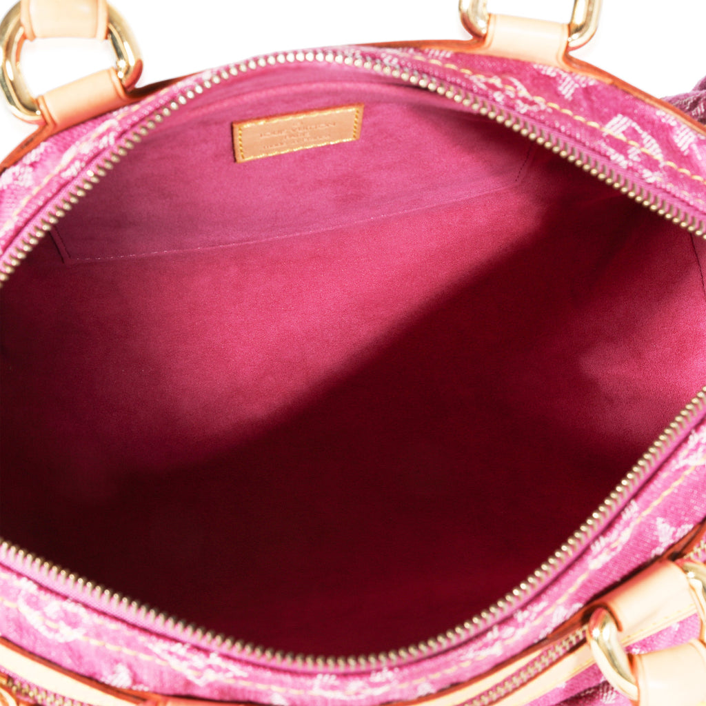 Louis Vuitton Louis Vuitton Fuchsia Monogram Denim Neo Speedy