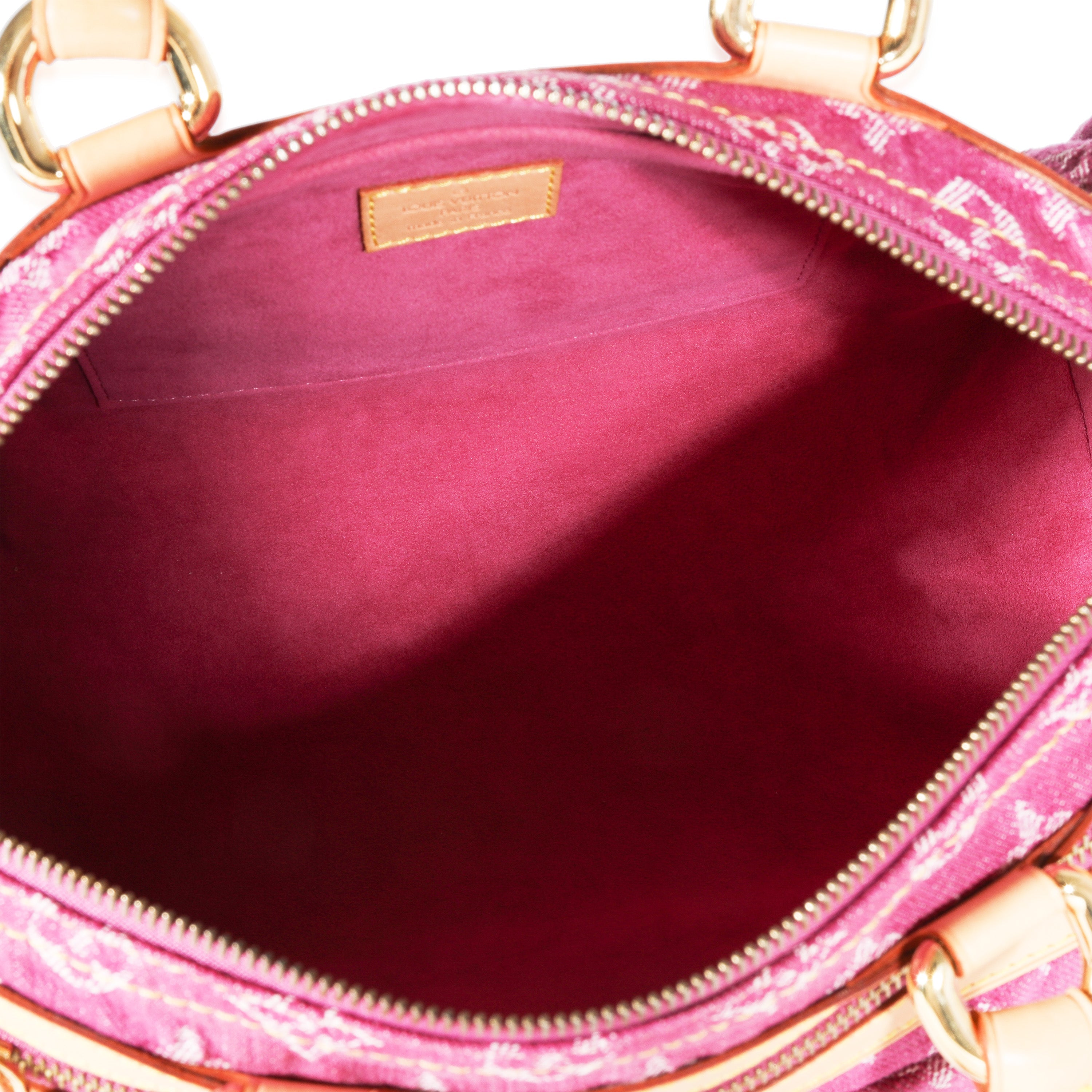 Louis Vuitton Louis Vuitton Fuchsia Monogram Denim Neo Speedy