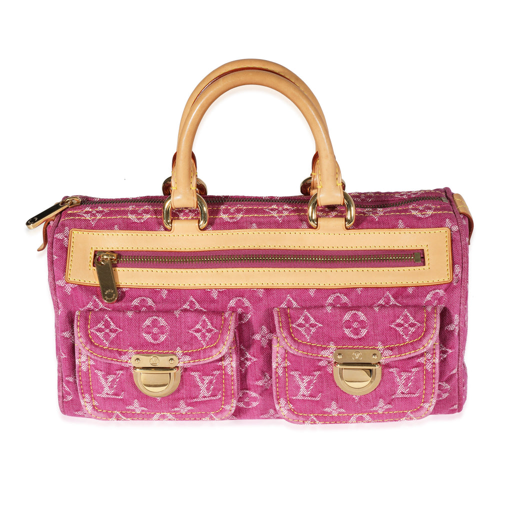 Louis Vuitton Louis Vuitton Fuchsia Monogram Denim Neo Speedy