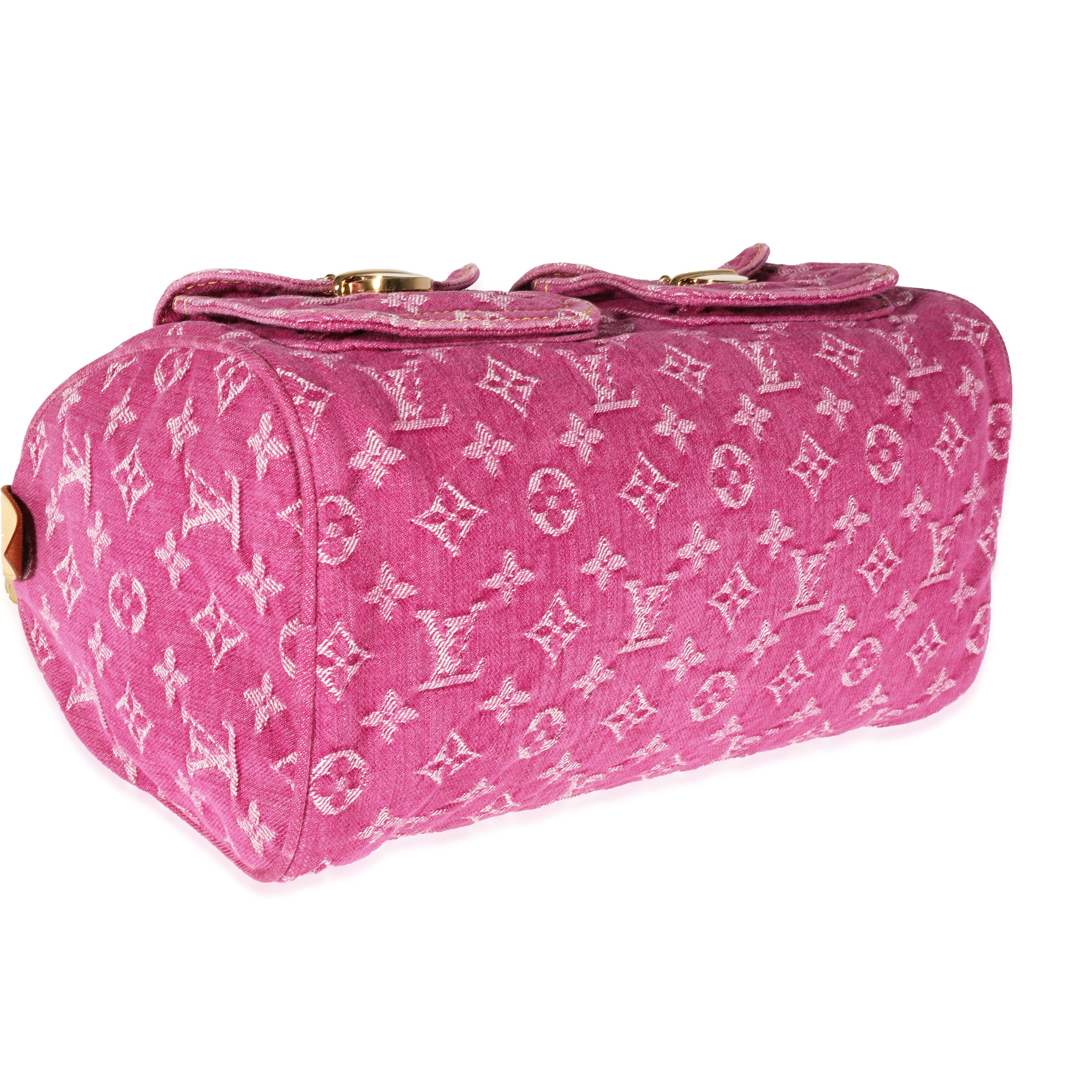 Louis Vuitton Louis Vuitton Fuchsia Monogram Denim Neo Speedy