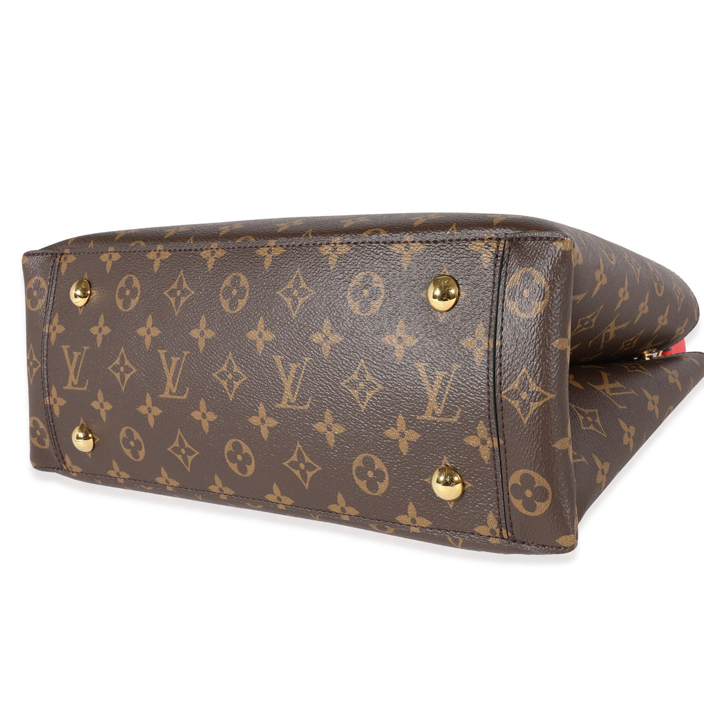 Louis Vuitton Louis Vuitton Monogram Canvas & Coquelicot Leather Flower Tote