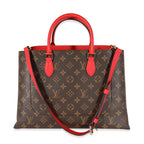 Louis Vuitton Louis Vuitton Monogram Canvas & Coquelicot Leather Flower Tote