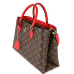 Louis Vuitton Louis Vuitton Monogram Canvas & Coquelicot Leather Flower Tote