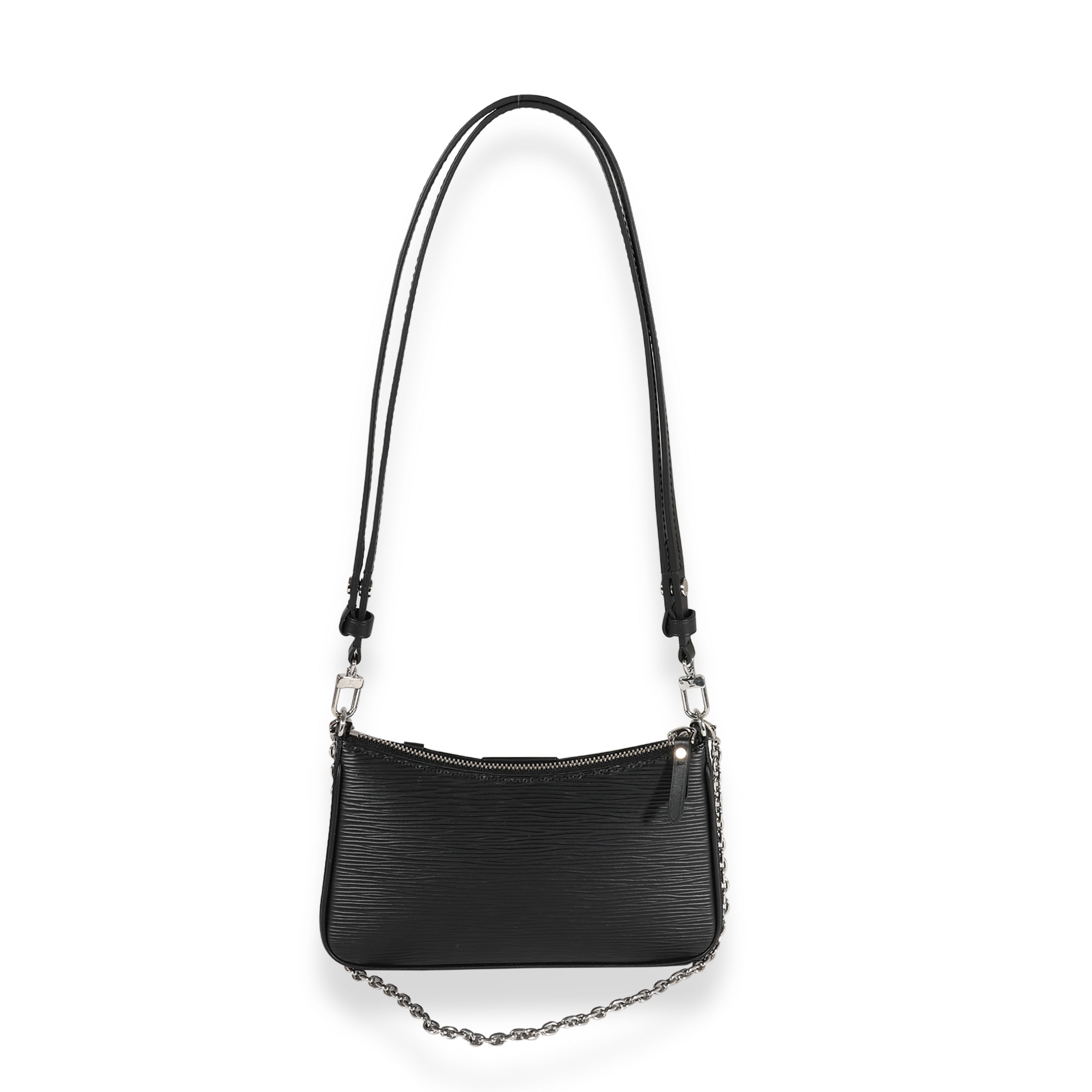 Louis Vuitton Louis Vuitton Black Epi Leather Easy Pouch On Strap