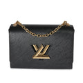 Louis Vuitton Louis Vuitton Black Epi Leather Twist MM