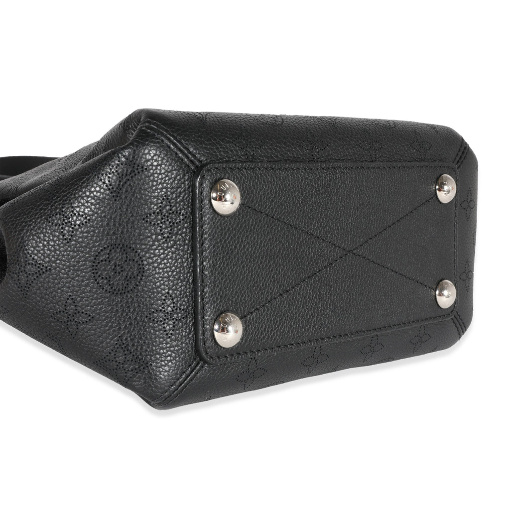 Louis Vuitton Louis Vuitton Black Mahina Leather Babylone Chain BB