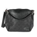Louis Vuitton Louis Vuitton Black Mahina Leather Babylone Chain BB
