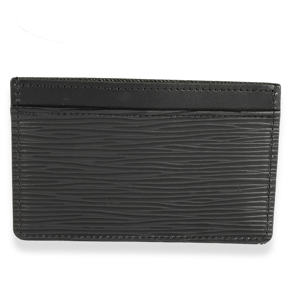Louis Vuitton Louis Vuitton Black Epi Card Holder