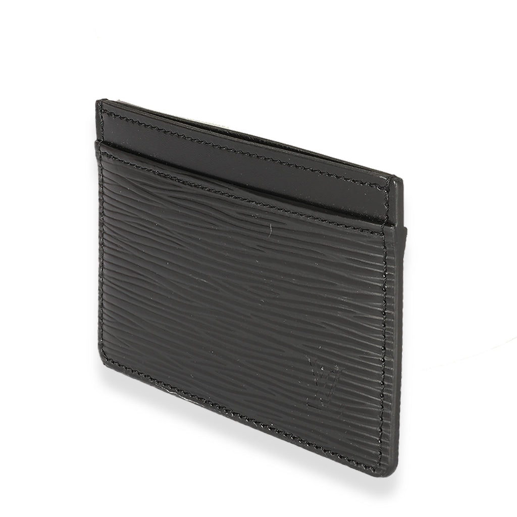 Louis Vuitton Louis Vuitton Black Epi Card Holder