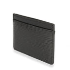 Louis Vuitton Louis Vuitton Black Epi Card Holder