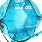 Louis Vuitton Louis Vuitton Blue Monogram Mesh Triangle Keepall Bandoulière 50