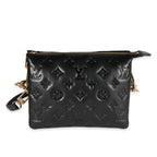 Louis Vuitton Louis Vuitton Black Monogram Puffy Lambskin Coussin BB