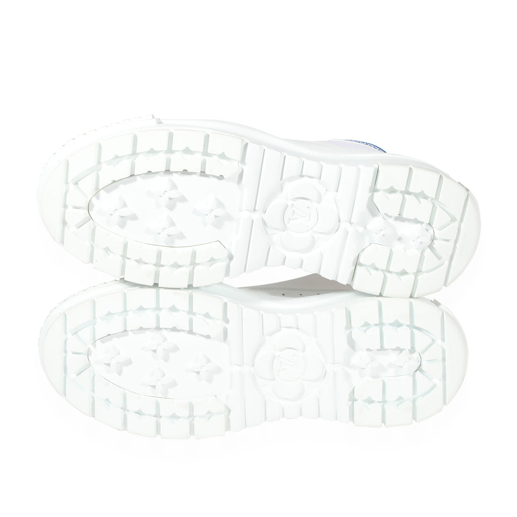 Louis Vuitton Squad Sneaker Boot White Blue