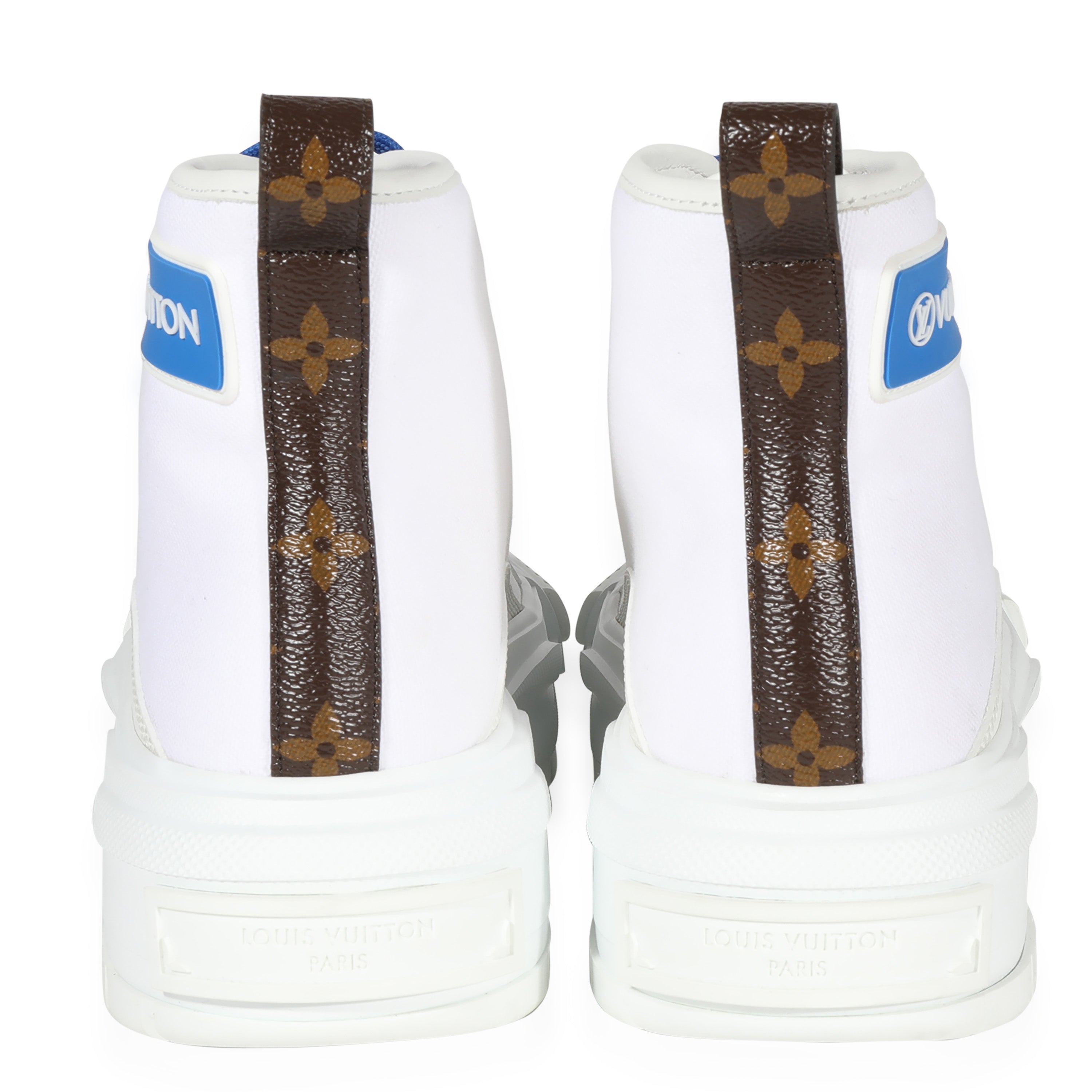Louis Vuitton Louis Vuitton Squad Sneaker Boot White Blue