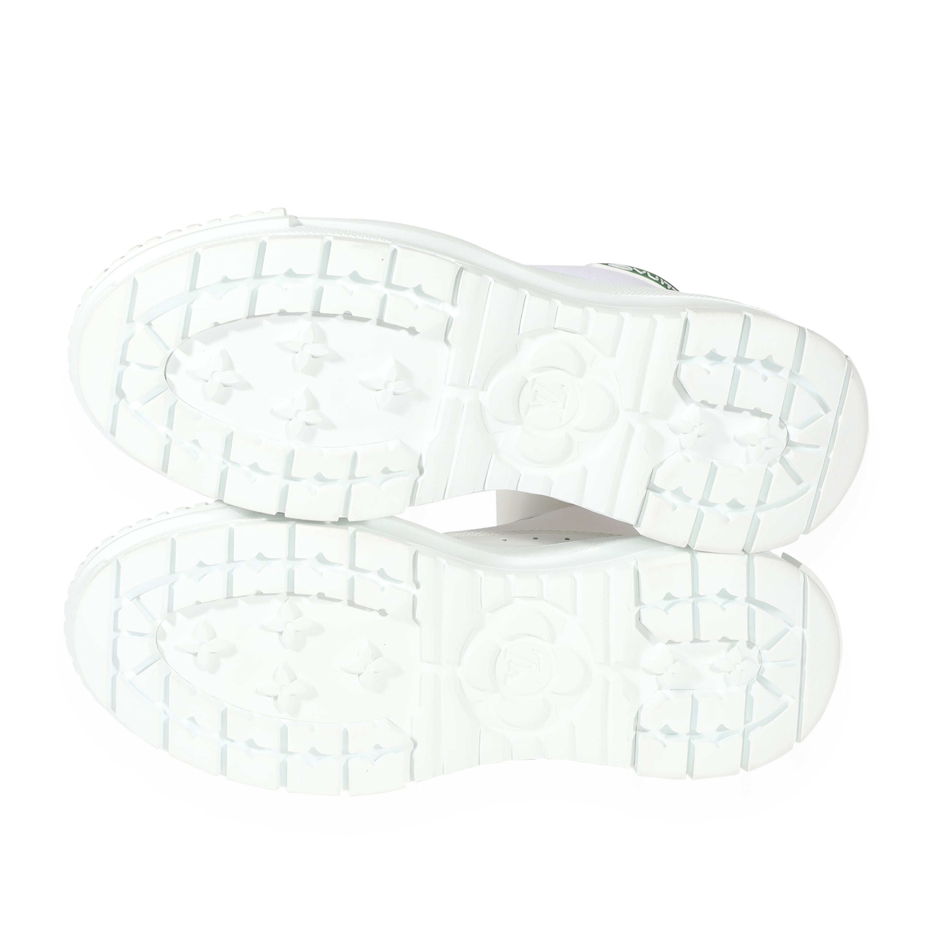 Louis Vuitton Squad Sneaker Boot White Green