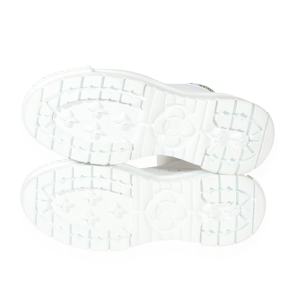 Louis Vuitton Squad Sneaker Boot White Green