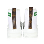 Louis Vuitton Squad Sneaker Boot White Green