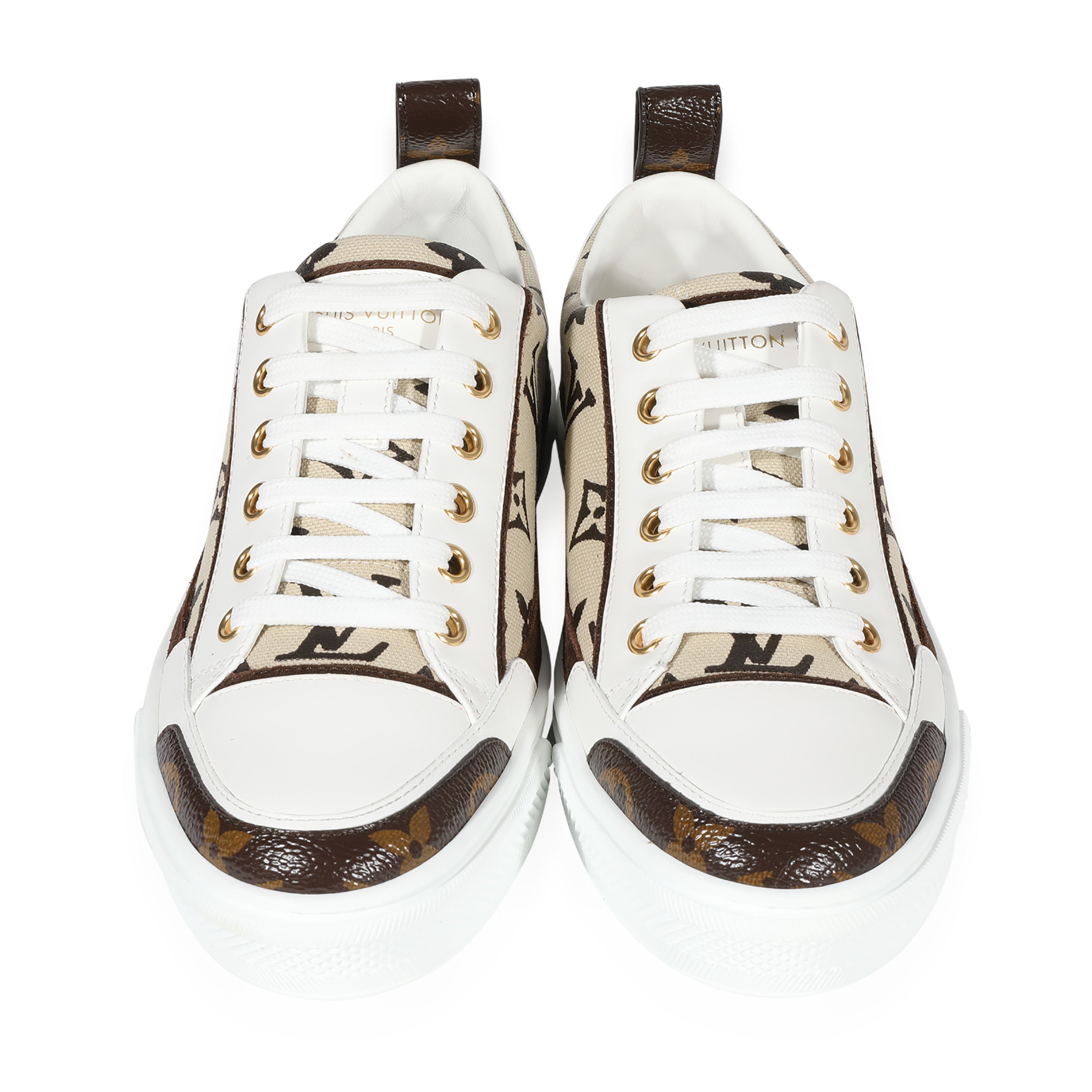 Louis Vuitton Louis Vuitton Stellar Sneaker Beige Monogram
