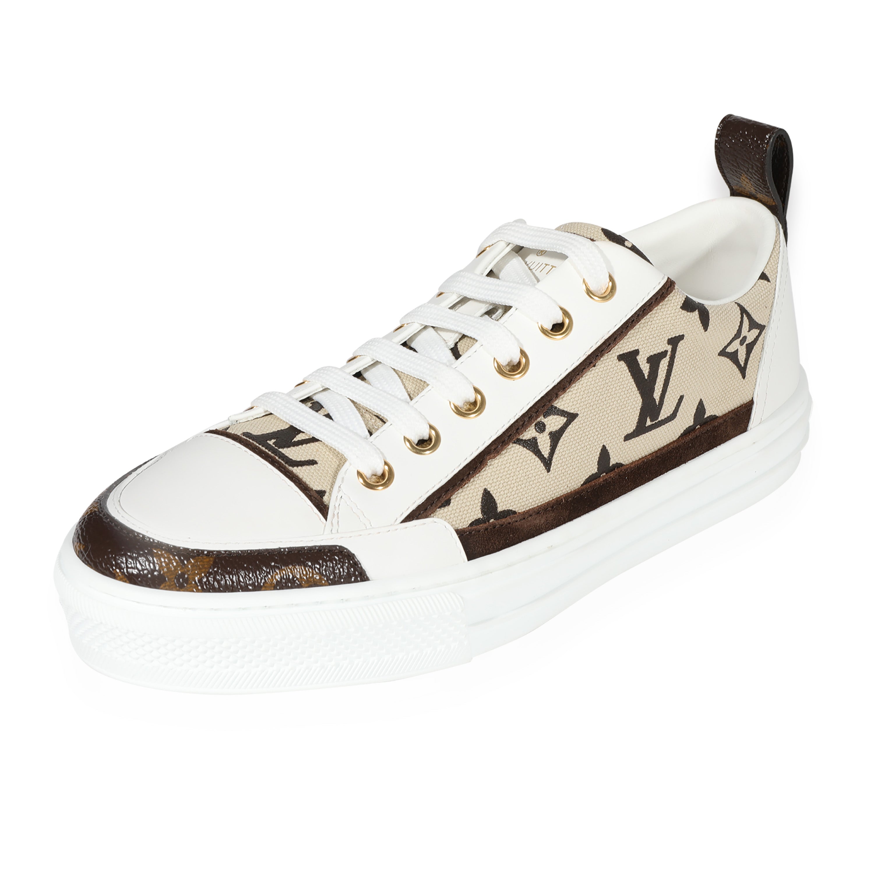 Louis Vuitton Louis Vuitton Stellar Sneaker Beige Monogram