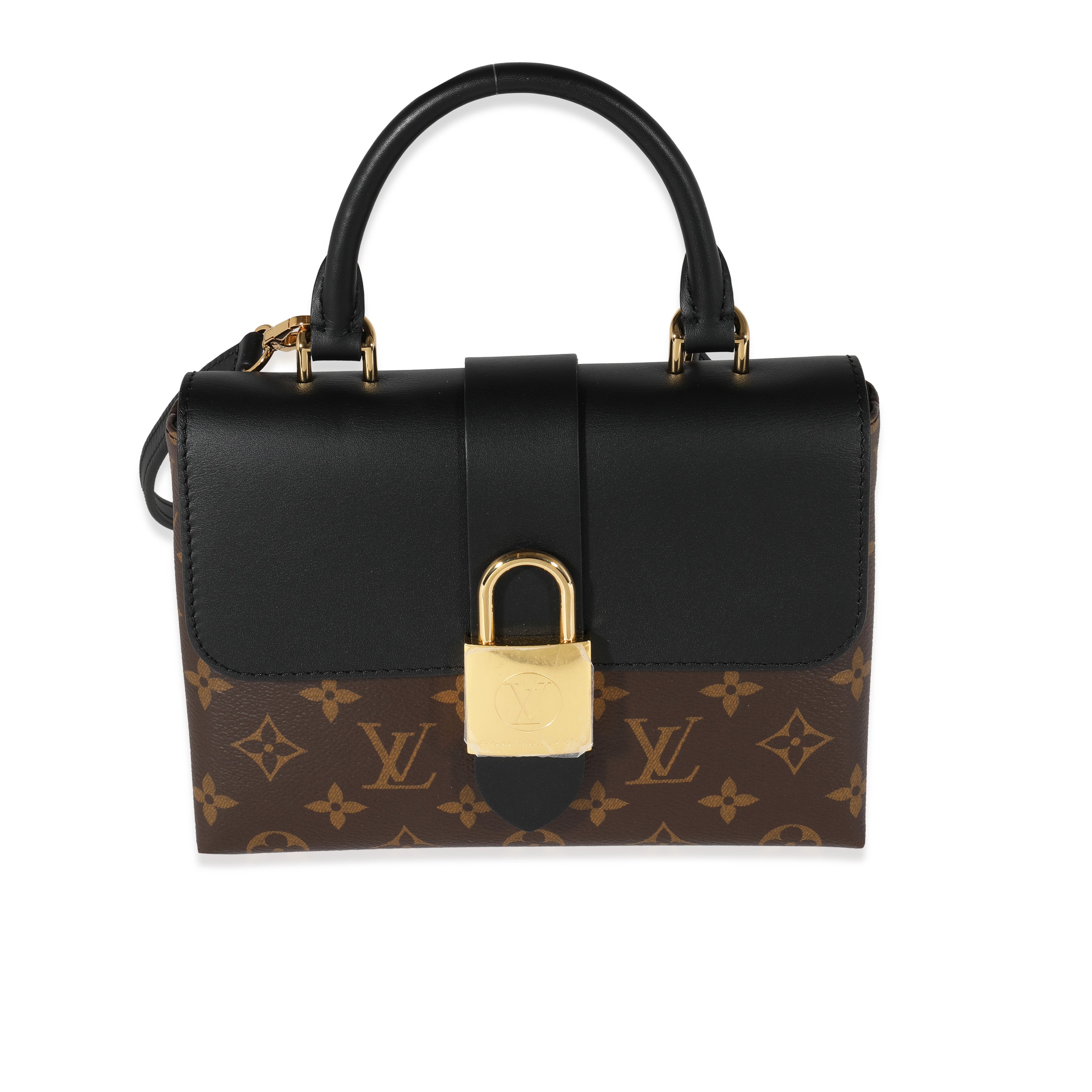 Louis Vuitton Louis Vuitton Monogram Canvas & Black Leather Locky BB