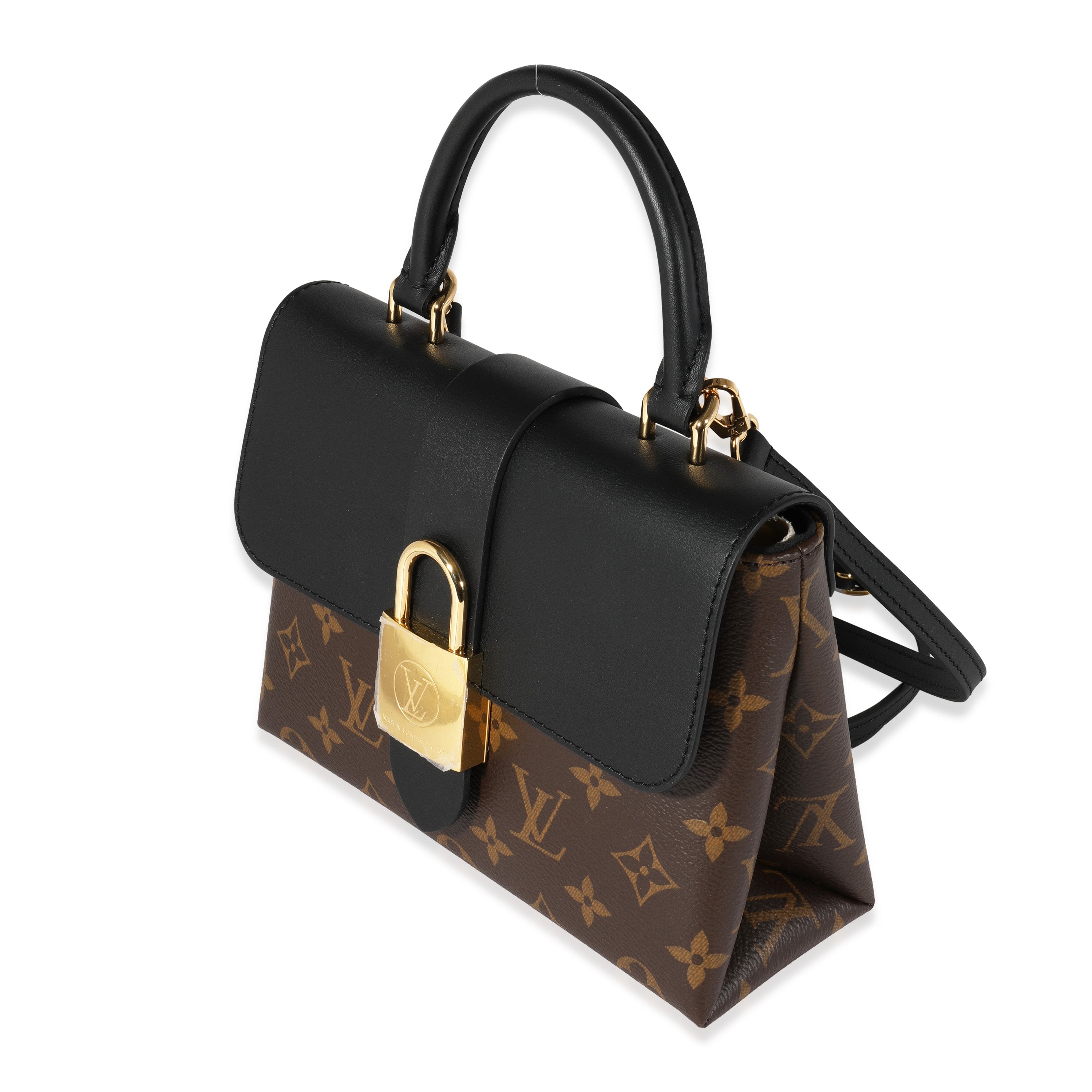 Louis Vuitton Louis Vuitton Monogram Canvas & Black Leather Locky BB