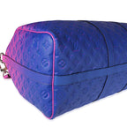 Louis Vuitton Louis Vuitton Pink & Blue Monogram Taurillon Illusion Keepall Bandoulière 50