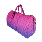 Louis Vuitton Louis Vuitton Pink & Blue Monogram Taurillon Illusion Keepall Bandoulière 50