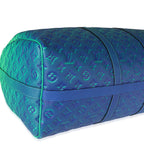 Louis Vuitton Louis Vuitton Blue & Green Monogram Taurillon Illusion Keepall Bandoulière 50