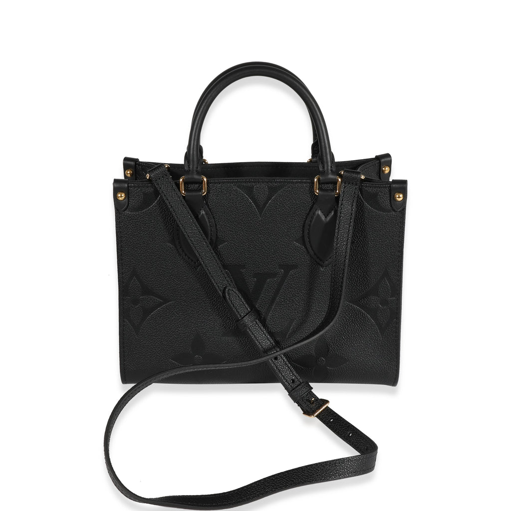 Louis Vuitton Louis Vuitton Black Monogram Empreinte Onthego PM