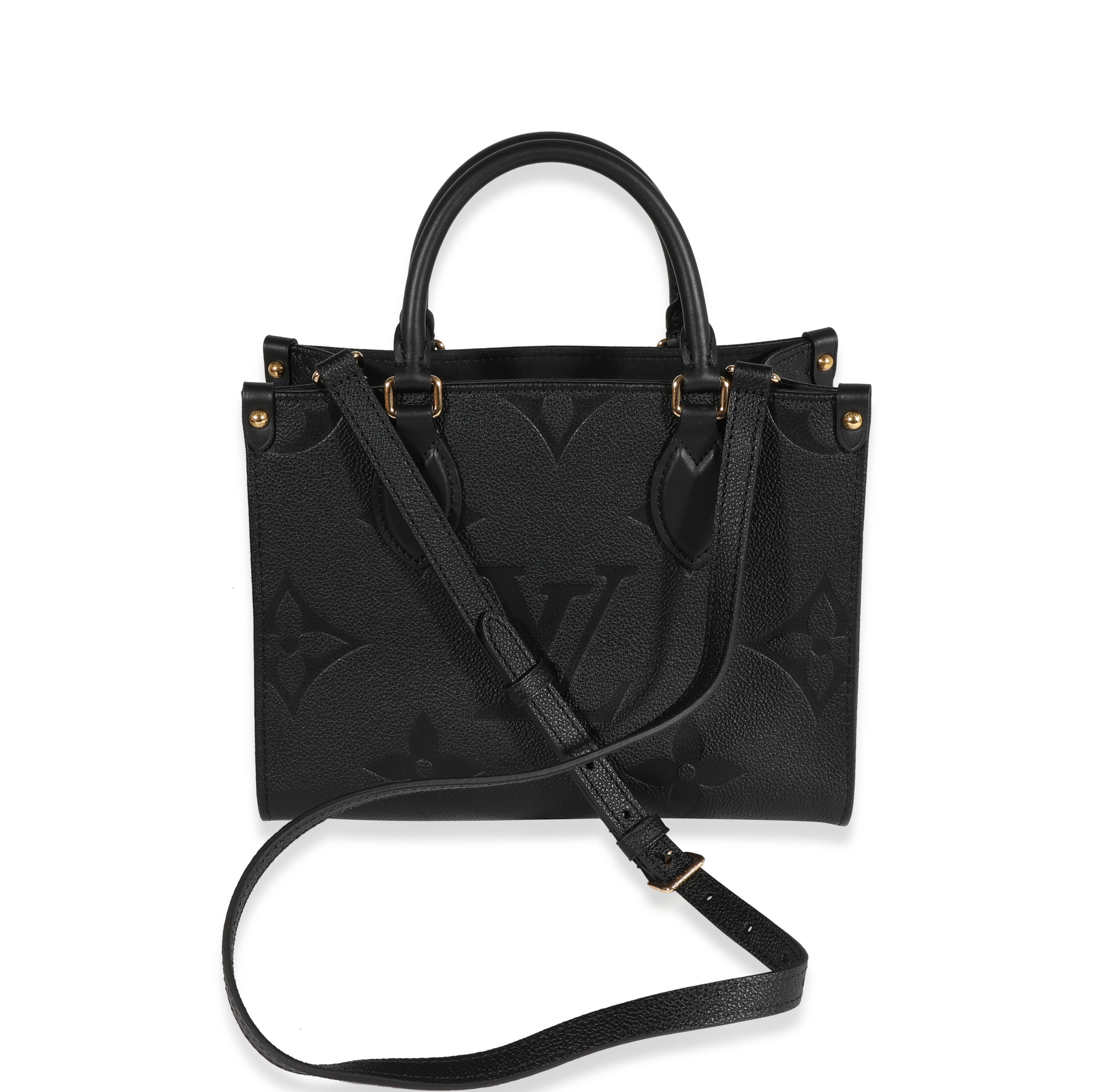 Louis Vuitton Louis Vuitton Black Monogram Empreinte Onthego PM