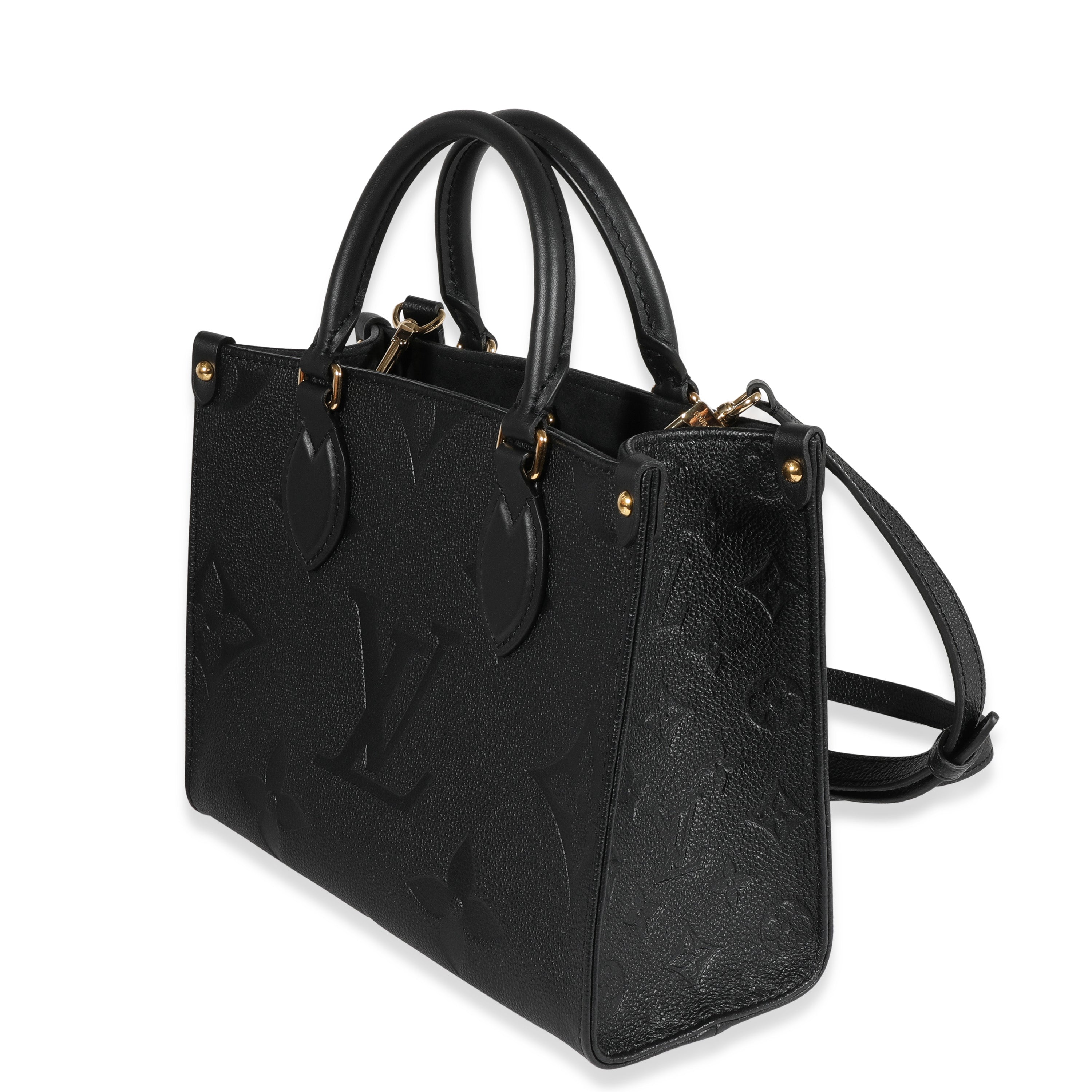 Louis Vuitton Louis Vuitton Black Monogram Empreinte Onthego PM