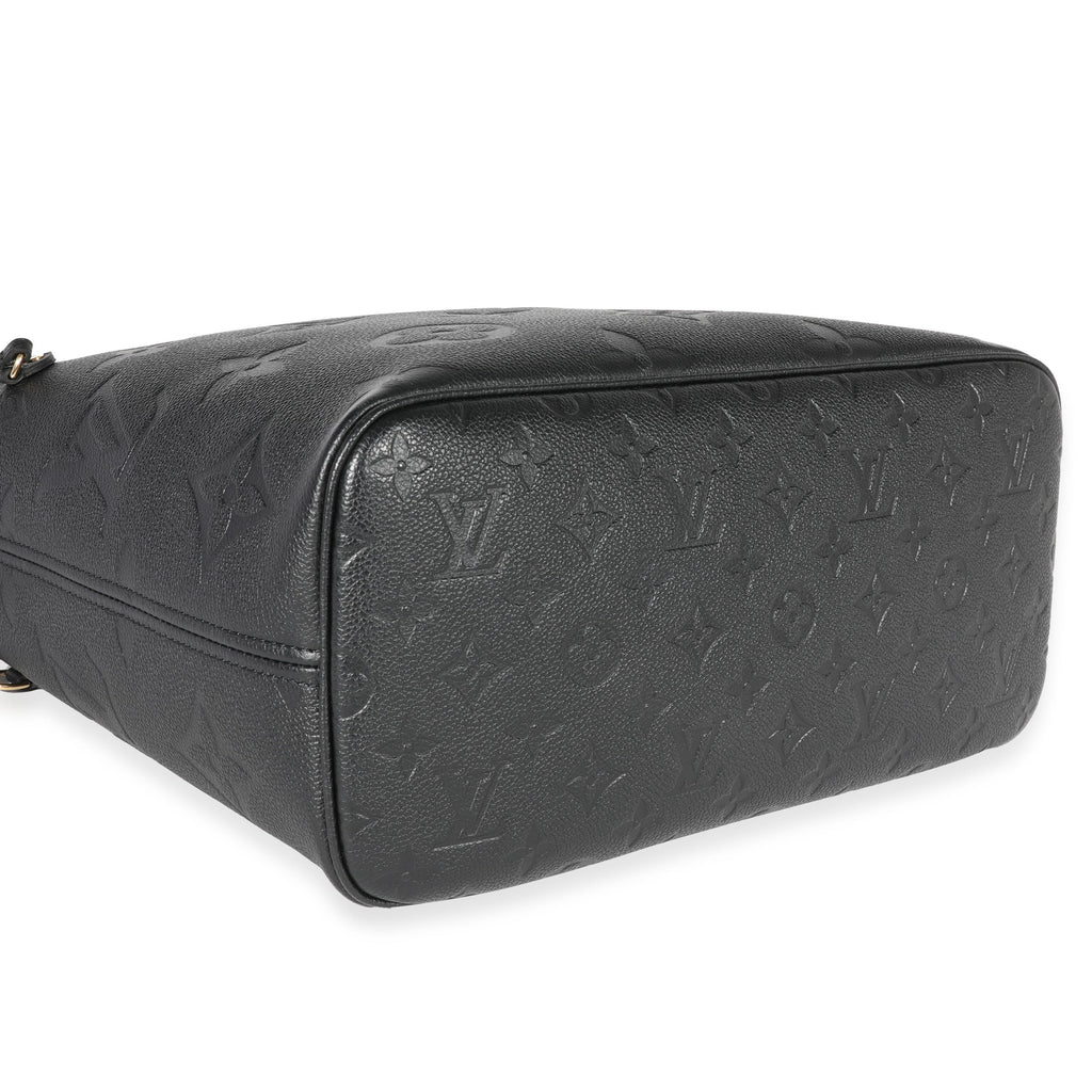 Louis Vuitton Louis Vuitton Black Monogram Empreinte Neverfull MM