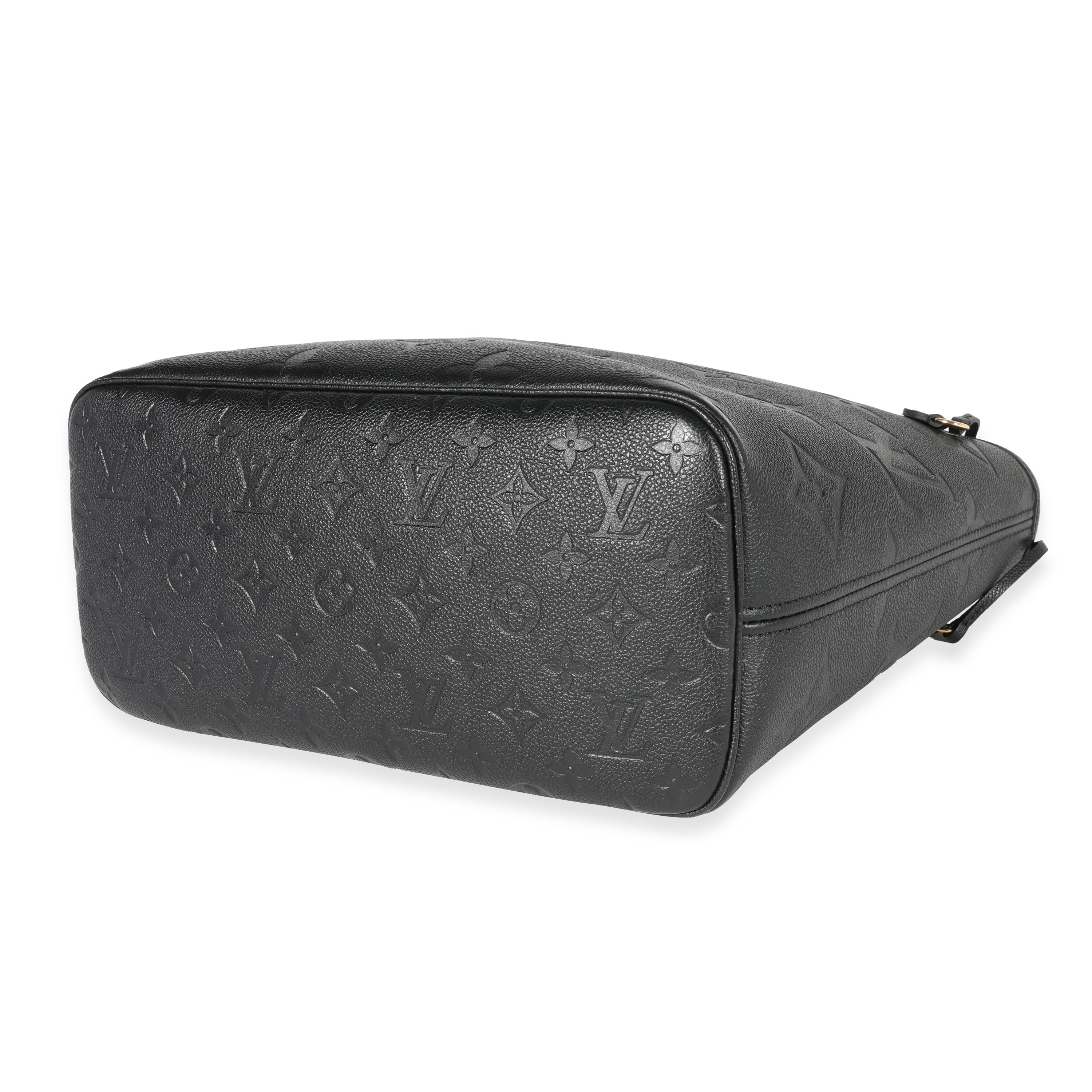 Louis Vuitton Louis Vuitton Black Monogram Empreinte Neverfull MM