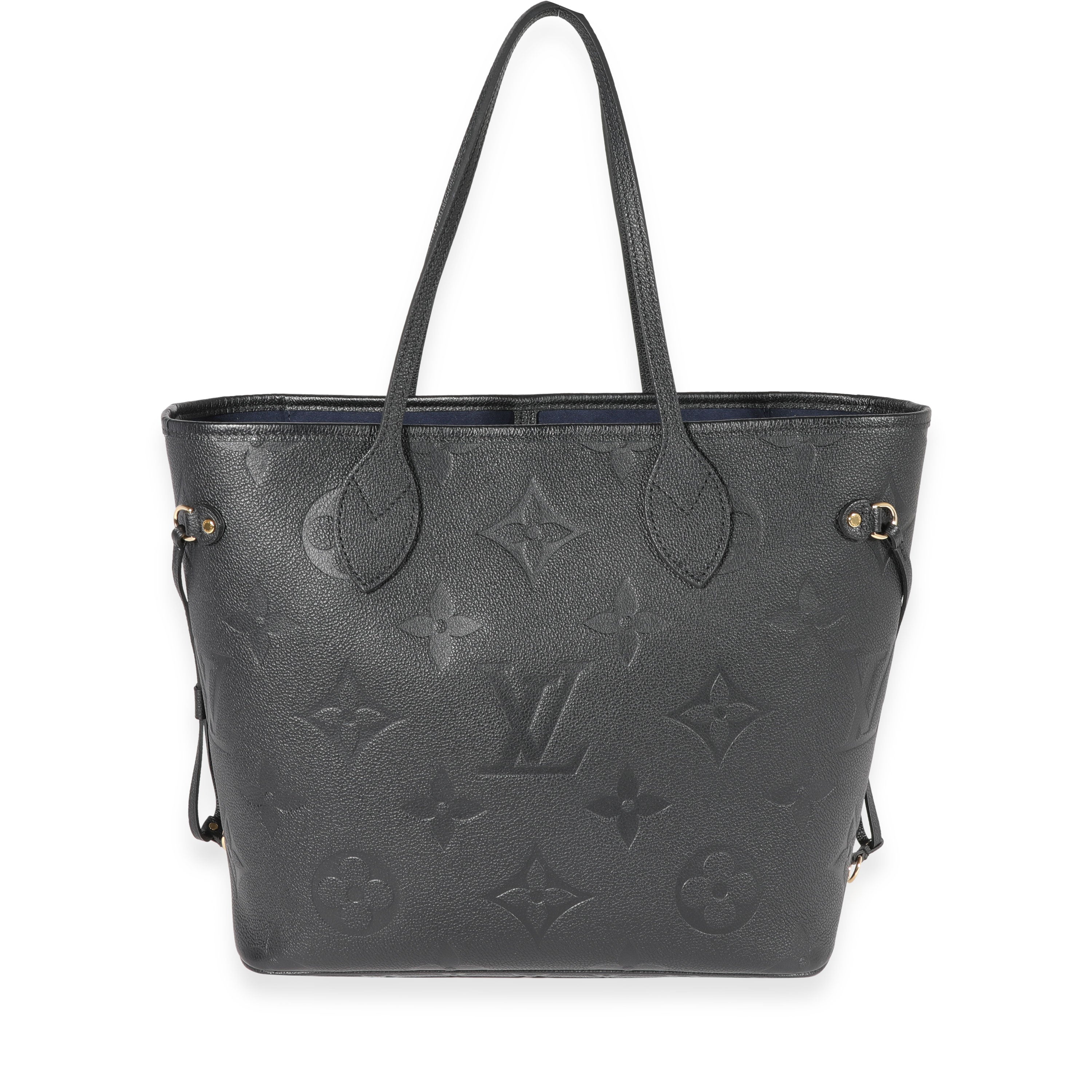 Louis Vuitton Louis Vuitton Black Monogram Empreinte Neverfull MM