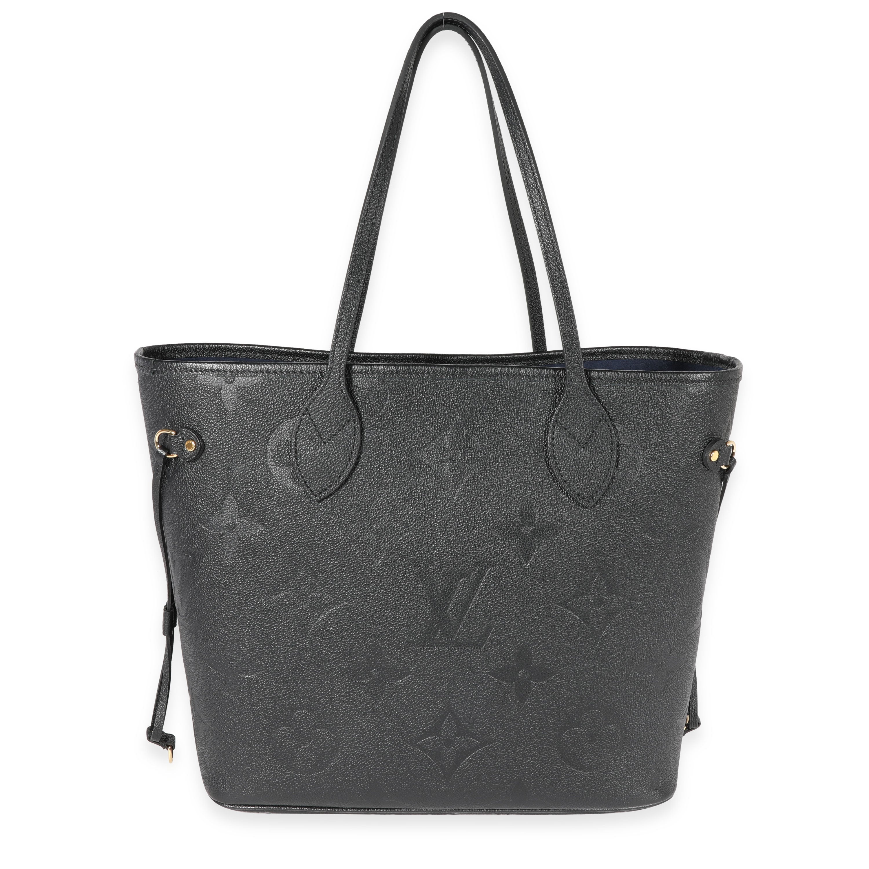 Louis Vuitton Louis Vuitton Black Monogram Empreinte Neverfull MM