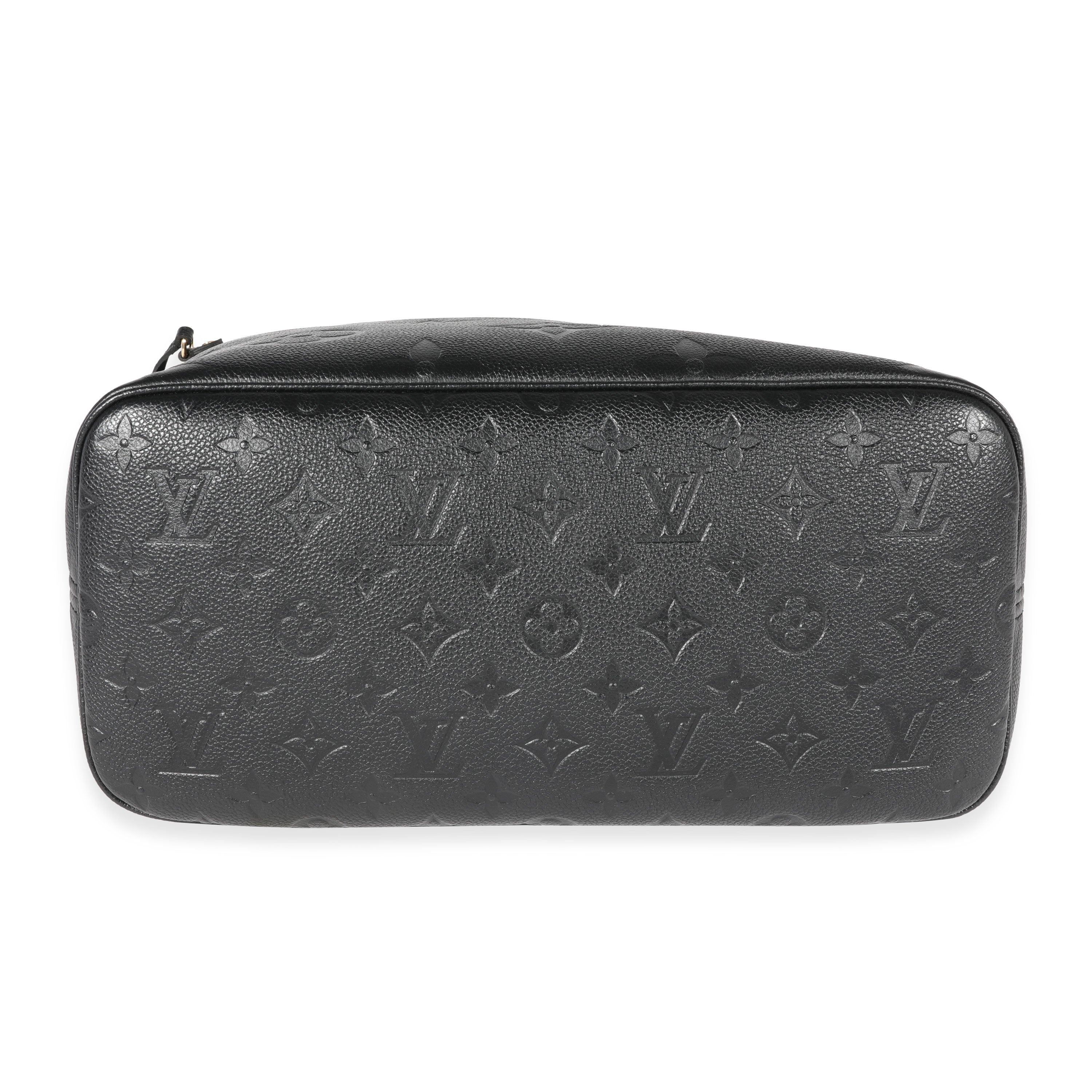 Louis Vuitton Louis Vuitton Black Monogram Empreinte Neverfull MM