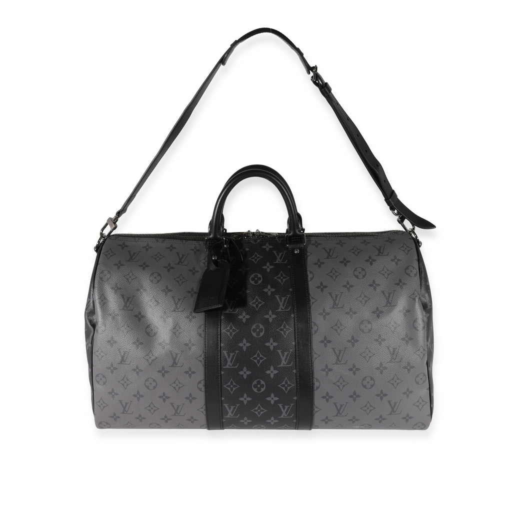 Louis Vuitton Louis Vuitton Monogram Eclipse Reverse Keepall Bandoulière 50