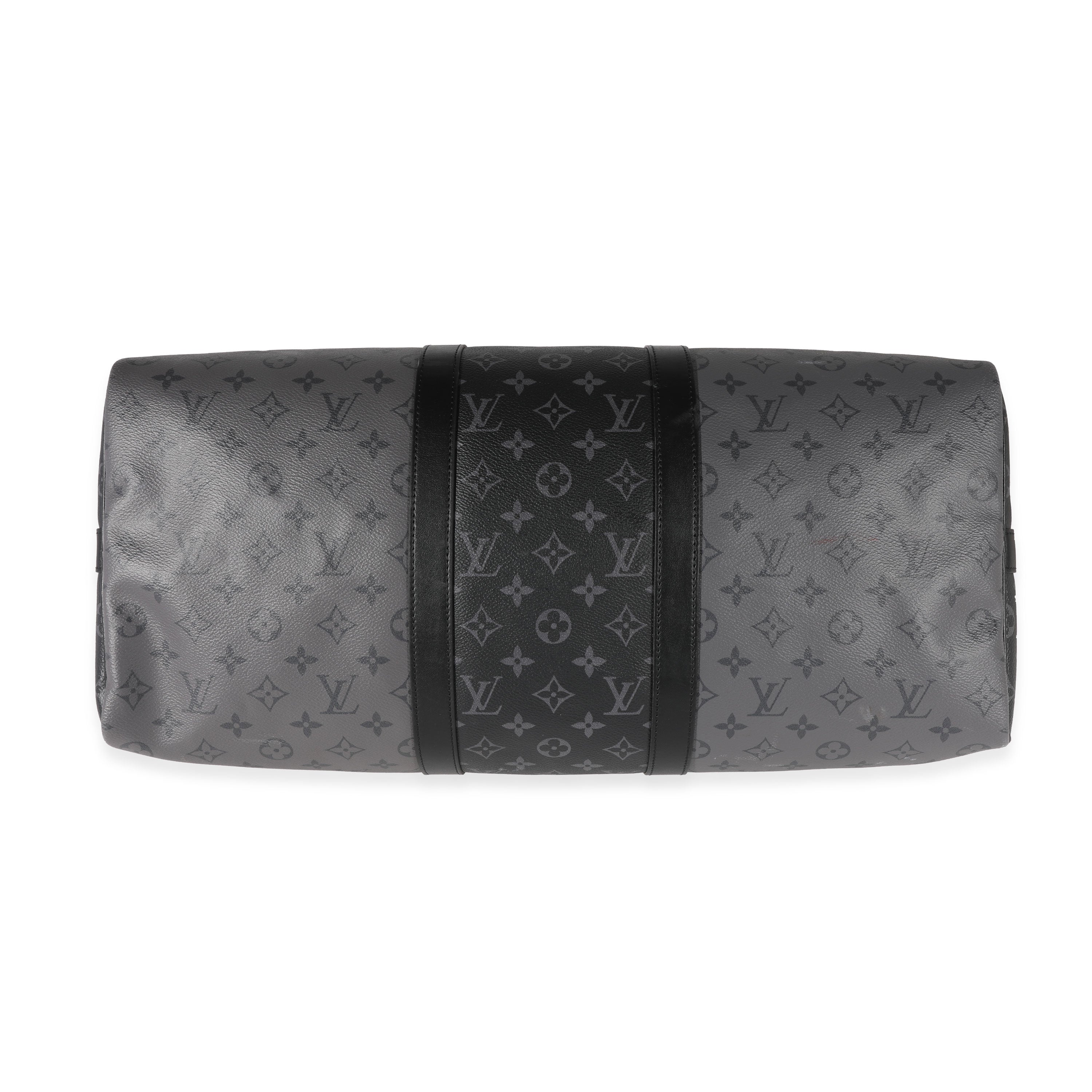 Louis Vuitton Louis Vuitton Monogram Eclipse Reverse Keepall Bandoulière 50