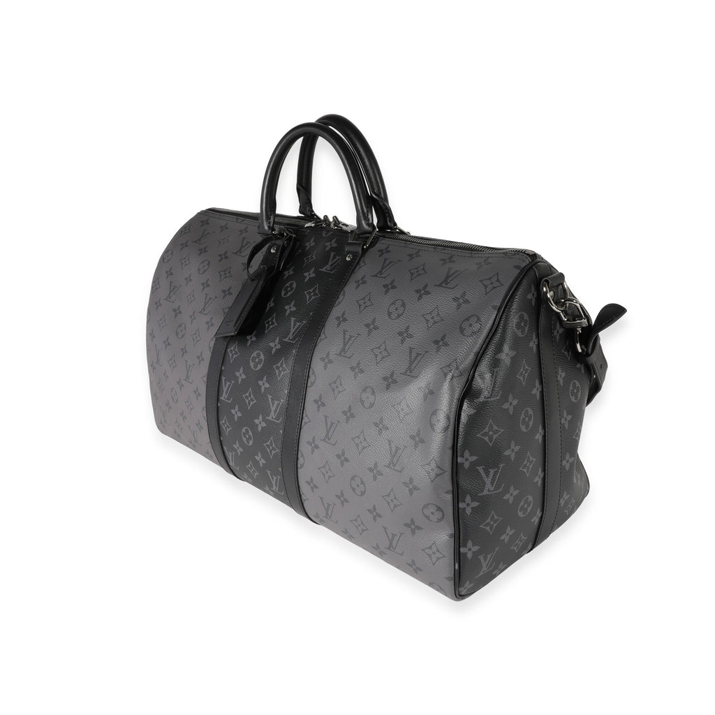 Louis Vuitton Louis Vuitton Monogram Eclipse Reverse Keepall Bandoulière 50