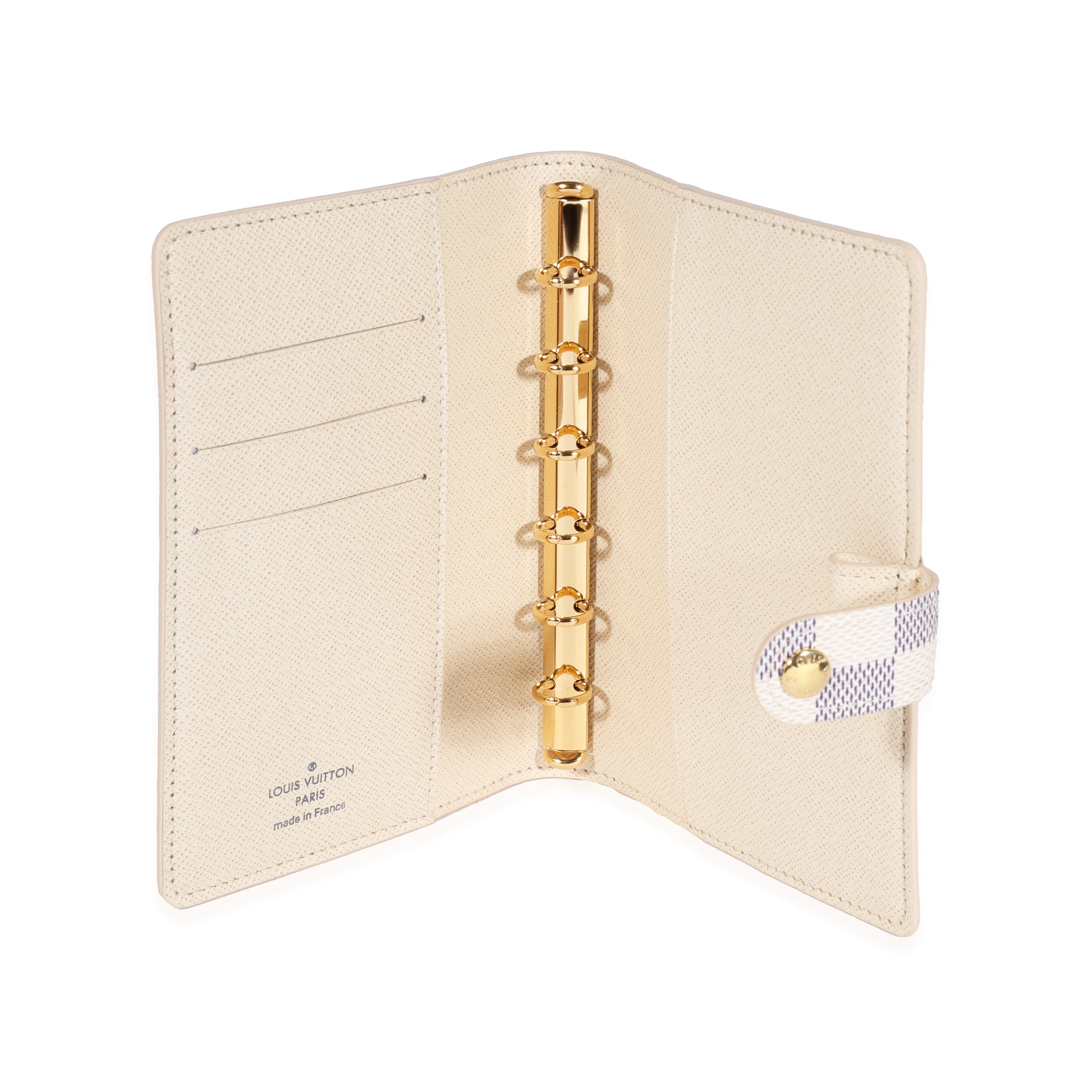 Louis Vuitton Louis Vuitton Damier Azur Small Ring Agenda
