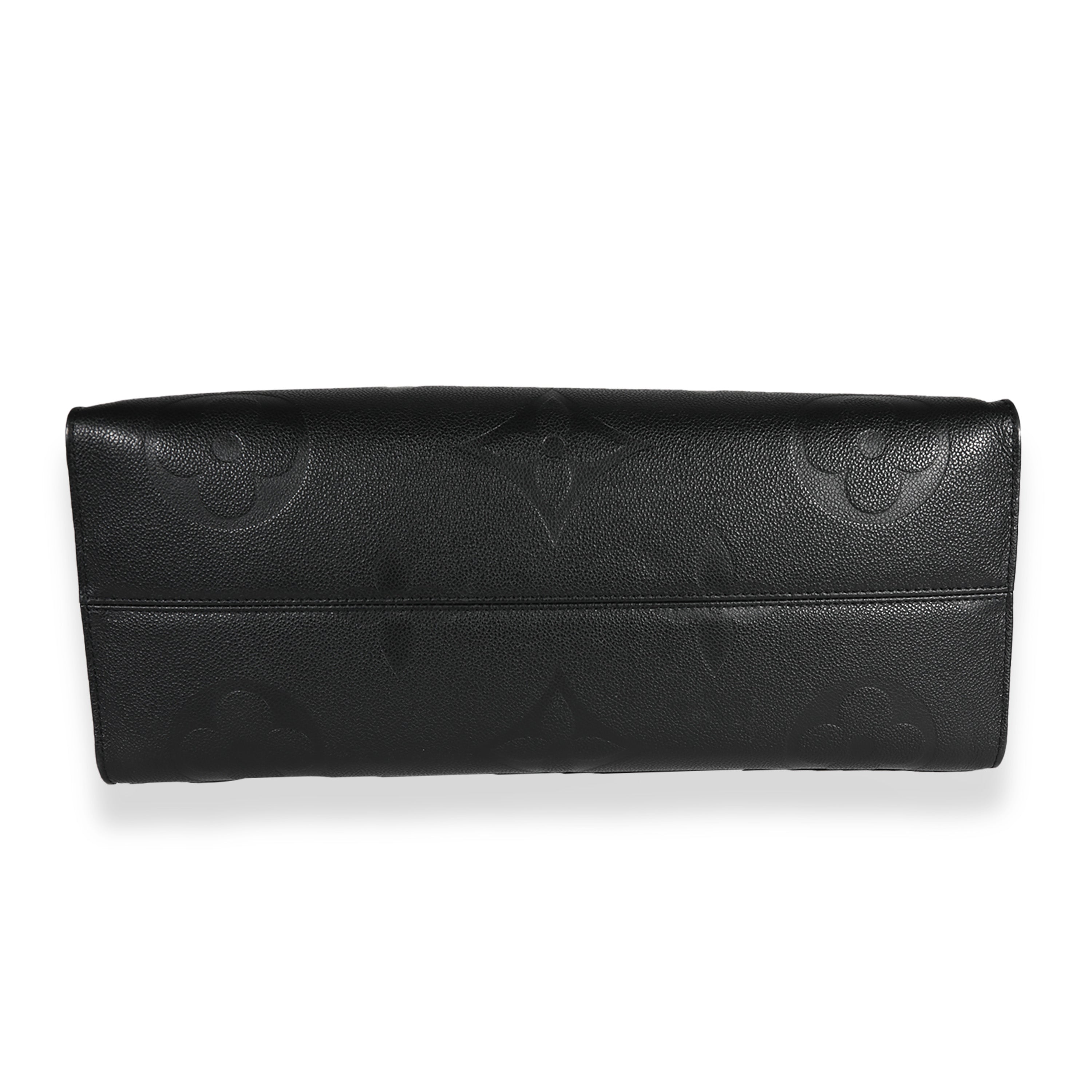 Louis Vuitton Louis Vuitton Black Monogram Empreinte Onthego GM