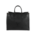 Louis Vuitton Louis Vuitton Black Monogram Empreinte Onthego GM