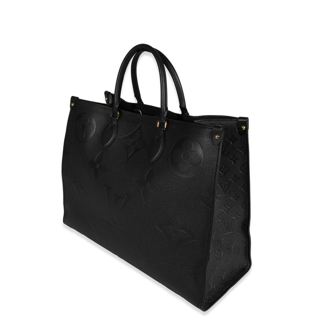 Louis Vuitton Louis Vuitton Black Monogram Empreinte Onthego GM